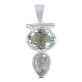 925 Sterling Silver Citrine Pendant