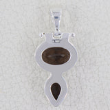 925 Sterling Silver Citrine Pendant