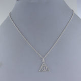 Triangle Shape Sterling Silver Minimalist Necklace For Girls