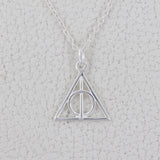 Triangle Shape Sterling Silver Minimalist Necklace For Girls