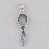 Citrine Pendant in 925 Sterling Silver