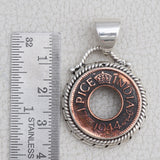 925 Sterling Silver Coin Pendant