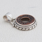 925 Sterling Silver Coin Pendant