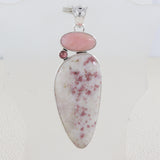 925 Starling Silver Thulite Pendant