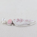 925 Starling Silver Thulite Pendant