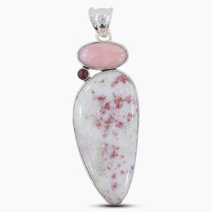 925 Sterling Silver Thulite Pendants
