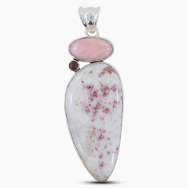 925 Sterling Silver Thulite Pendants