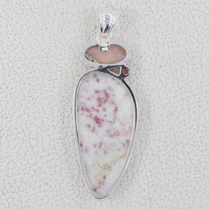 925 Sterling Silver Thulite Pendants