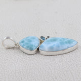 925 Sterling Silver Larimar Pendant