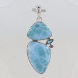 925 Sterling Silver Larimar Pendant