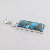 925 Silver Polychrome Jasper Pendant