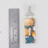 925 Silver Polychrome Jasper Pendant