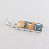 925 Silver Polychrome Jasper Pendant