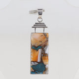 925 Silver Polychrome Jasper Pendant