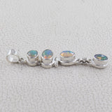 Rainbow Moonstone 925 Sterling Silver Pendant