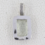 Citrine Gemstone Silver Pendant