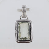 Citrine Gemstone Silver Pendant