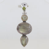 Labradorite Gemstone 925 Sterling Silver Pendant