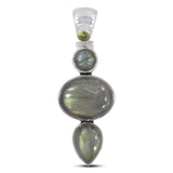 Labradorite Gemstone 925 Sterling Silver Pendant