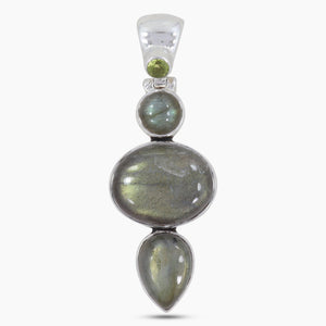 925 Sterling Silver Labradorite Pendant