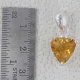 925 Sterling Silver Citrine Pendant