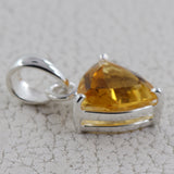 925 Sterling Silver Citrine Pendant