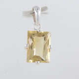 925 Sterling Silver Citrine Pendant