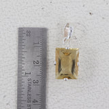 Citrine Pendant 925 Sterling Silver