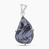 925 Sterling Silver Rough Silicon Pendants
