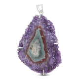 Amethyst Gemstone 925 Sterling Silver Pendant