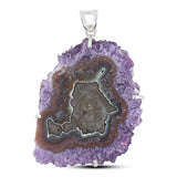 925 Sterling Silver Amethyst Pendant