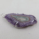 925 Sterling Silver Amethyst Pendant