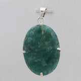 925 Starling Silver Green Kyanite Pendant