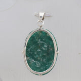 925 Starling Silver Green Kyanite Pendant