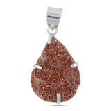 925 Silver Vanadinite Druse Pendant