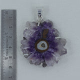 925 Sterling Silver Amethyst Pendant