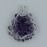 925 Sterling Silver Amethyst Pendant