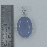 Beautiful Chalcedony Gemstone Pendant 925 Sterling Silver