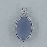 Beautiful Chalcedony Gemstone Pendant 925 Sterling Silver