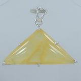 925 Starling Silver Honey Calcite Pendant