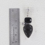 Tourmalated Quartz Silver Pendant