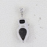 Tourmalated Quartz Silver Pendant