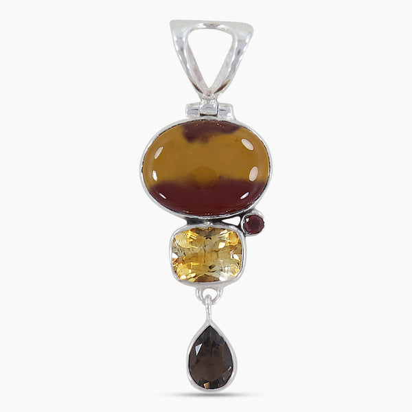 925 Sterling Silver Mookaite Pendant