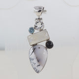 925 Starling Silver Dendritic Opal Pendant