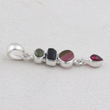 Natural Tourmaline Gemstone Pendant in 925 Sterling Silver Jewelry (Copy)