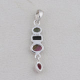 Natural Tourmaline Gemstone Pendant in 925 Sterling Silver Jewelry (Copy)