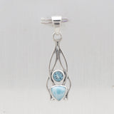 Larimar Silver Pendant