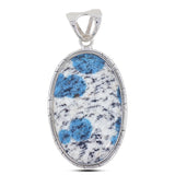 925 Sterling Silver K2 Jasper Pendant