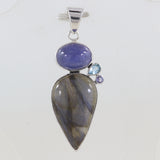 925 Starling Silver Labradorite Pendant