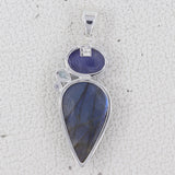 925 Starling Silver Labradorite Pendant